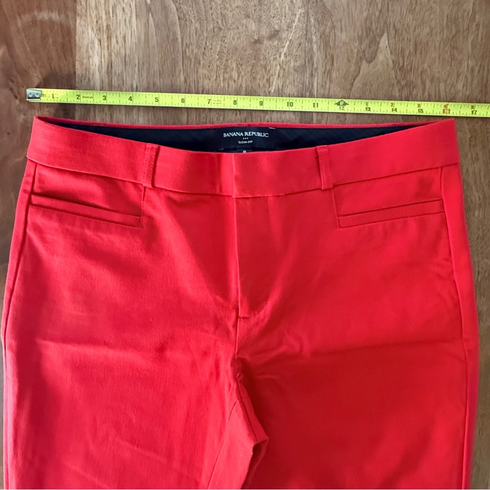 Banana Republic Sloan Fit Red Pants